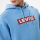 Vyriškas džemperis LEVI'S DŽEMPERIS SU GOBTUVU   T3 RELAXD GRAPHIC HOODIE 38821-0105 spalva mėlyna