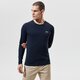 Vyriški marškinėliai ALPHA INDUSTRIES MARŠKINĖLIAI BASIC LS SMALL LOGO 198517-07 spalva tamsiai mėlyna