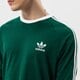 Vyriški marškinėliai ADIDAS MARŠKINĖLIAI 3-STRIPES LS T he9533 spalva žalia