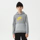 Vaikiškas džemperis NIKE DŽEMPERIS SU GOBTUVU B NSW NIKE AIR PO HOODIE BOY dm8109-073 spalva pilka