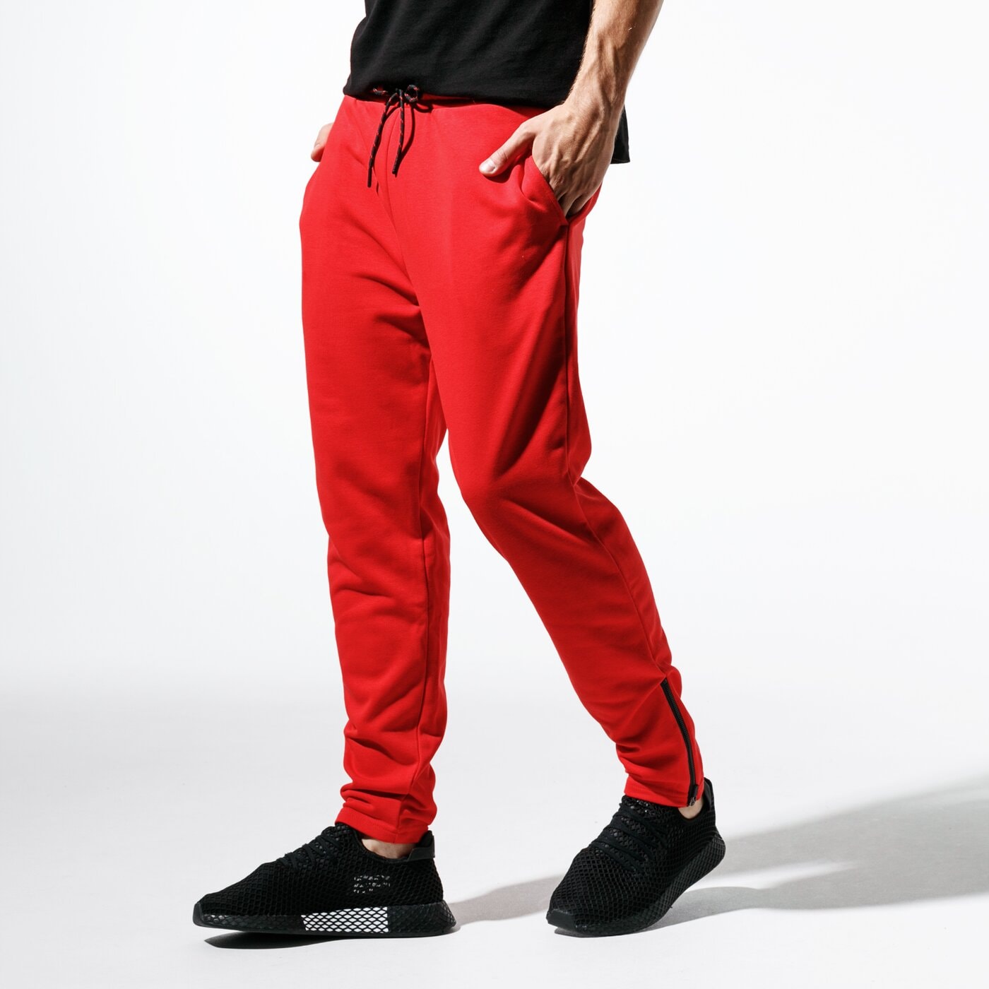 red pants