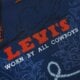 Vaikiška kepurė su snapeliu LEVI'S BANDANA RODEO CHAMPION BLUES 004d0-0000 spalva tamsiai mėlyna