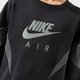 Vaikiškas džemperis NIKE GIRLS' AIR BOYFRIEND CREW SWEATSHIRT JUNIOR GIRL dd7135-010 spalva juoda