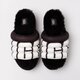 Moteriškos šlepetės UGG MAXI SLIDE LOGO 1127067-black spalva juoda