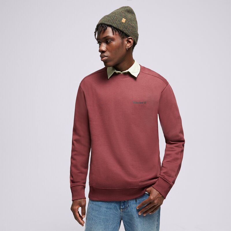 TIMBERLAND DŽEMPERIS SMALL LOGO PRINT CREW NECK