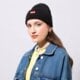 Vaikiška kepurė LEVI'S KEPURĖ RED BATWING EMBROIDERED BEANIE 38022-0182 spalva juoda