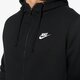 Vyriškas džemperis NIKE DŽEMPERIS M NSW HOODIE FZ FLC 804389010 spalva juoda