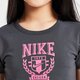 Vaikiški marškinėliai NIKE MARŠKINĖLIAI G NSW TREND BABY TEE GIRL fv5308-060 spalva pilka