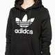 Moteriškas džemperis ADIDAS DŽEMPERIS TRF LOGO HOODIE aj8407 spalva juoda