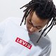 Vyriški marškinėliai LEVI'S MARŠKINĖLIAI BOXTAB GRAPHIC TEE 85785-0000 spalva balta