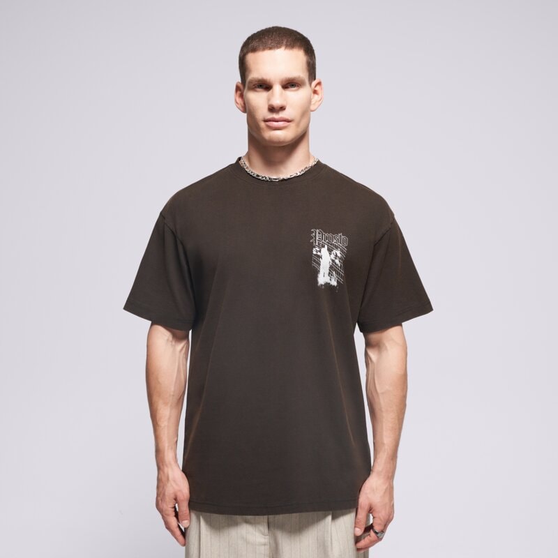 PROSTO MARŠKINĖLIAI SHADOW WASHED BLACK