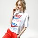 Moteriški marškinėliai NIKE MARŠKINĖLIAI NIKE SPORTSWEAR cj2040-100 spalva balta