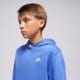 Vaikiškas džemperis NIKE DŽEMPERIS SU GOBTUVU K NSW CLUB FLC HDY LBR BOY fd3000-411 spalva mėlyna