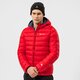 Vyriška žieminė striukė CHAMPION STRIUKĖ  ŽIEMINĖ HOODED JACKET 216647rs053 spalva tamsiai raudona