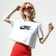 Moteriški marškinėliai NIKE MARŠKINĖLIAI SPORTSWEAR ESSENTIAL bv6175-100 spalva balta