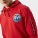 Vyriškas džemperis ALPHA INDUSTRIES DŽEMPERIS SU GOBTUVU APOLLO MISSION HOODY 106338328 spalva violetinė