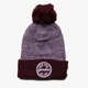 Vaikiška kepurė NEW ERA KEPURĖ  ŽIEMINĖ PATCH TWIST NY YANKEES MAR/WHT 80337362 spalva tamsiai raudona