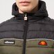 Vyriška žieminė striukė ELLESSE STRIUKĖ PŪKINĖ LOMBARDY 2 BLK/KHA PADDED JACKET shk13274043 spalva juoda
