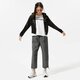 Moteriškas džemperis ELLESSE DŽEMPERIS SU GOBTUVU   KIRSTEN CROP HOODY BLK sgl13420011 spalva juoda