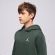 Vaikiškas džemperis JORDAN DŽEMPERIS SU GOBTUVU MJ BRKLN FLC PO HOODIE BOY 95f116-e8j spalva žalia