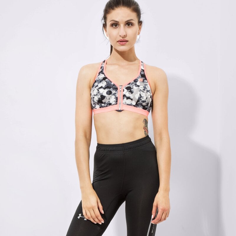 SHOCK ABSORBER BRA ACTIVE ZIPP ED PLUNGE