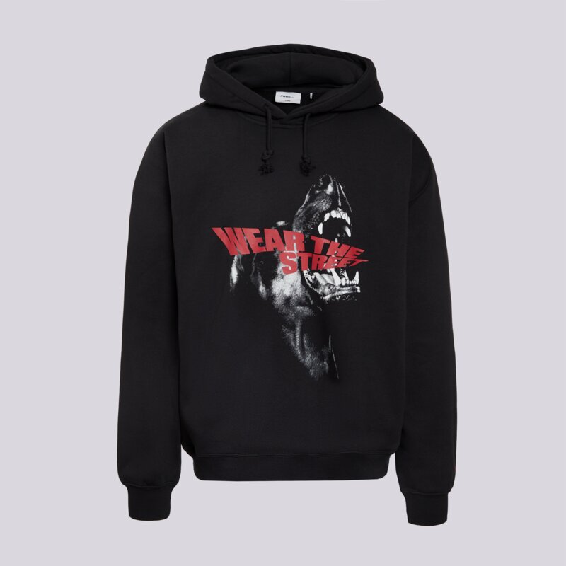 PROSTO DŽEMPERIS SU GOBTUVU HOODIE BARK BLACK