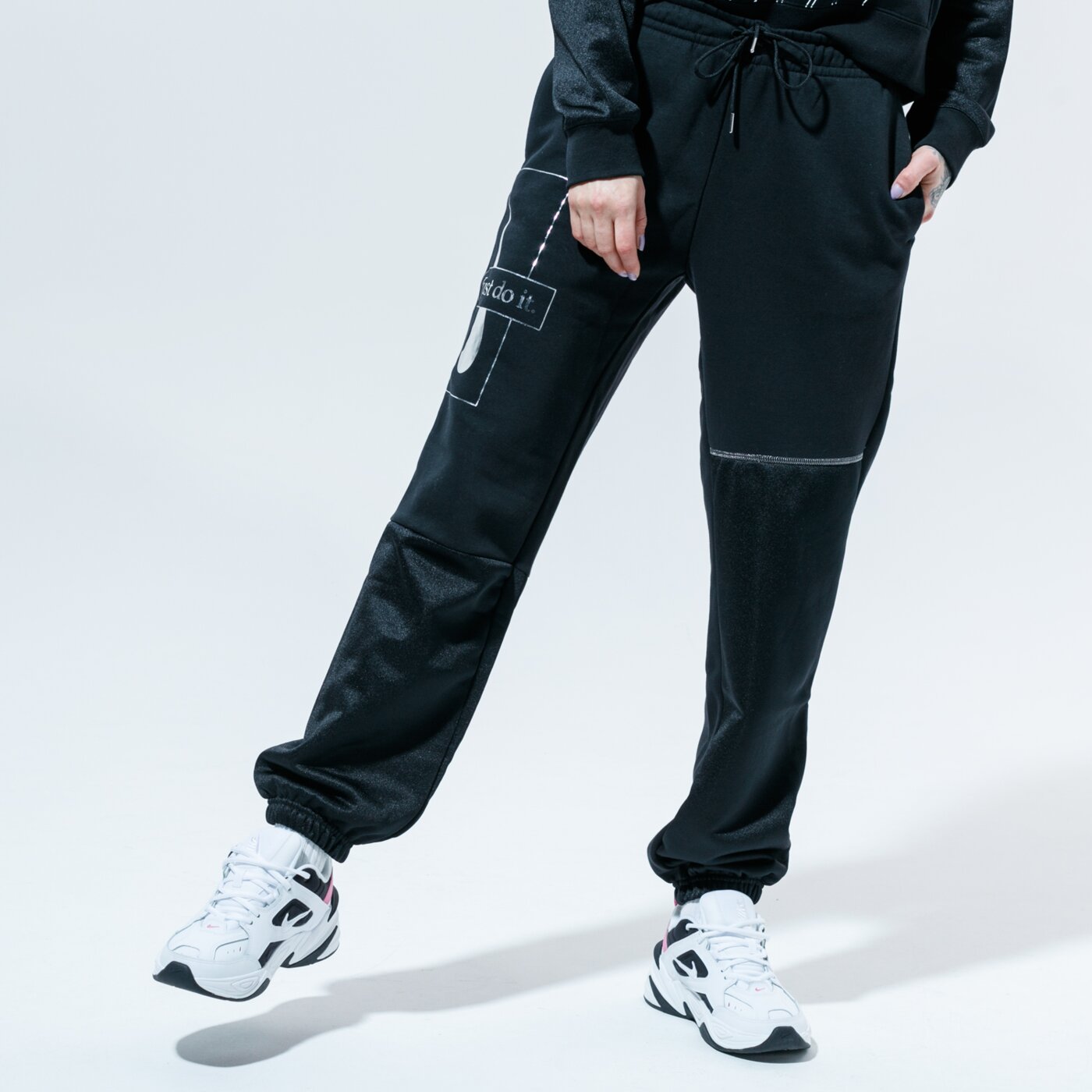 nike kelnės w nsw icn clsh flc pant bb