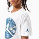 Vaikiški marškinėliai JORDAN MARŠKINĖLIAI JUMPMAN DENIM PLAY TEE GIRL 45b541-001 spalva balta