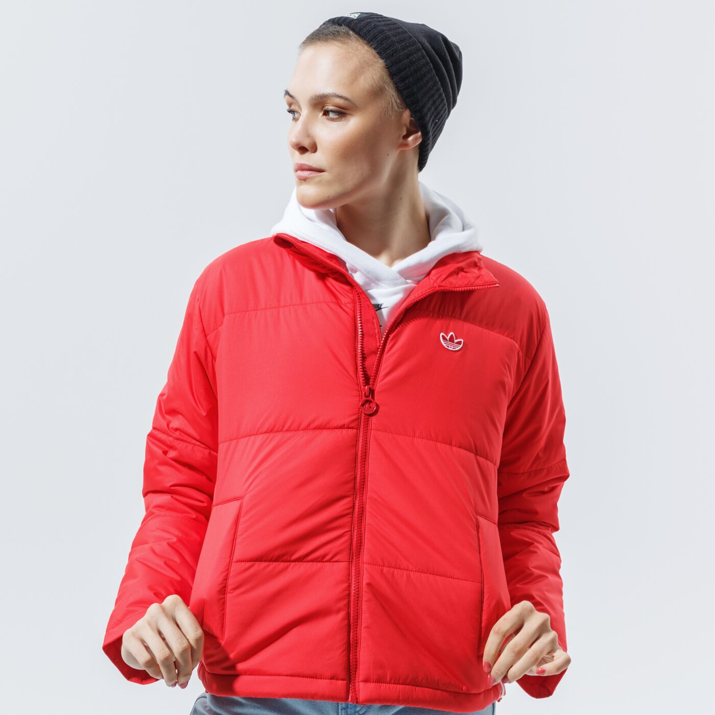 ADIDAS STRIUKĖ ŽIEMINĖ SHORT PUFFER | GK8556 | RAUDONA | 54,99 € | Žieminės  striukės | ✪ Sizeer.lt ✪