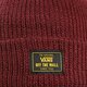Vaikiška kepurė VANS KEPURĖ  ŽIEMINĖ BRUCKNER CUFF BEANIE vn0a3i5l4qu1 spalva tamsiai raudona