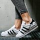 Vaikiški kedai ADIDAS SUPERSTAR J  fw0779 spalva balta