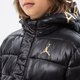 Vaikiškos rudeninės striukės JORDAN STRIUKĖ  ŽIEMINĖ JDB HOOD HIT JACKET GIRL 95a631-023 spalva juoda