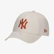 Moteriška kepurė su snapeliu NEW ERA KEPURĖ CP NEW YORK YANKEES 940 STONE 60244721 spalva rusvai gelsva