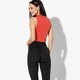 Moteriški marškinėliai ADIDAS MARŠKINĖLIAI CROP MARŠKINĖLIAI PRIDE dn0088 spalva raudona