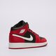 Vaikiški kedai AIR JORDAN 1 MID BG dq8423-061 spalva raudona