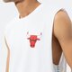 Vyriška rudeninė striukė NEW ERA MARŠKINĖLIAI NBA LOGO TAPING SLESS BULLS CHICAGO BUL 13083913 spalva balta