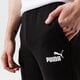 Vyriškos kelnės PUMA KELNĖS ESS LOGO PANTS FL CL - PUMA BLACK 58671401 spalva juoda