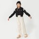 Vaikiški marškinėliai ADIDAS MARŠKINĖLIAI GIRL h32409 spalva juoda