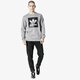 Vyriškas džemperis ADIDAS DŽEMPERIS BB CREWNECK du8330 spalva pilka