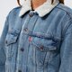 Moteriška žieminė striukė LEVI'S STRIUKĖ  ŽIEMINĖ EX BF SHERPA TRUCKER 361370026 spalva mėlyna