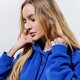 Moteriškas džemperis ADIDAS DŽEMPERIS SU GOBTUVU HOODIE gn4773 spalva mėlyna