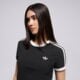 Moteriški marškinėliai ADIDAS  MARŠKINĖLIAI 3S TEE SLIM kd7980 spalva juoda