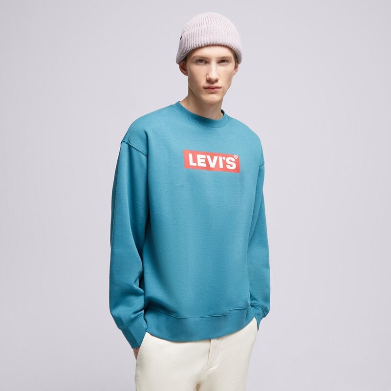 LEVI'S DŽEMPERIS RELAXD GRAPHIC CREW BLUES