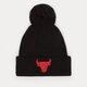 Vyriška kepurė NEW ERA KEPURĖ POP BOBBLE BEANIE BULLS CHICAGO BULLS BLK 60285007 spalva juoda