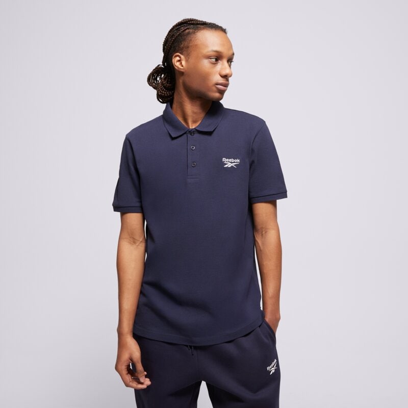 REEBOK POLO BLAZE EMBROIDERED SS POLO SHIRT