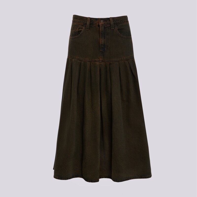 LEVI'S SIJONAS YOKED PLEATED SKIRT