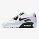 NIKE AIR MAX 90 LEATHER (GS)  833412104 spalva balta