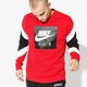 Vyriškas džemperis NIKE DŽEMPERIS M NSW CREW FLC NIKE AIR 928635-687 spalva raudona