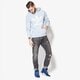 Vyriškas džemperis ADIDAS DŽEMPERIS ORIG 3FOIL HOOD bq5410 spalva mėlyna