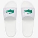 Vyriškos šlepetės LACOSTE CROCO SLIDE 119 1 CMA 737cma0018082 spalva balta